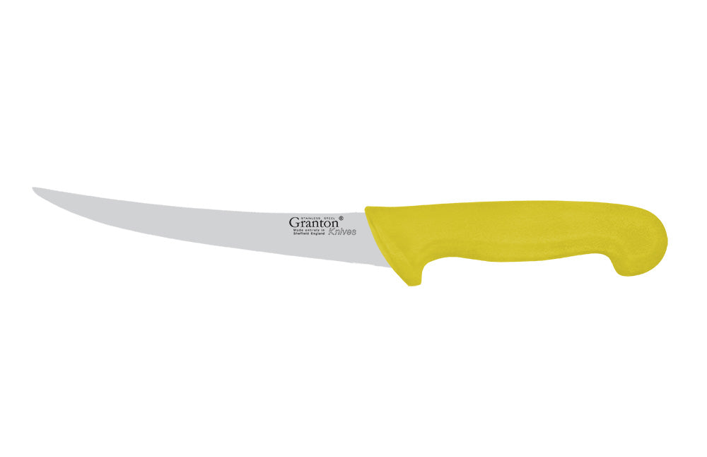 5" Curved Boner Semi Flex Yellow