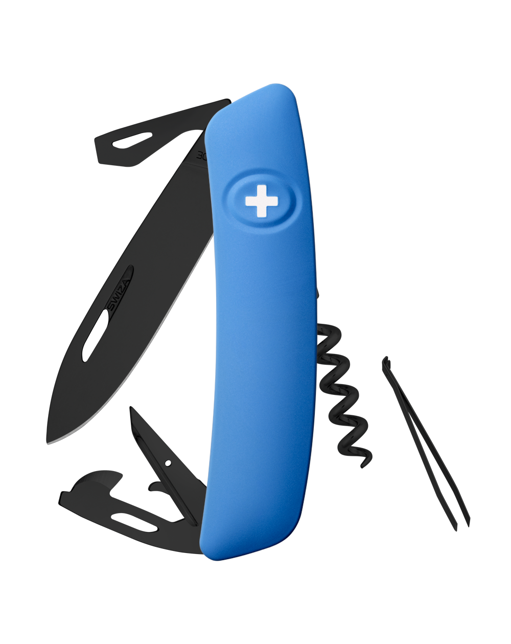 SWIZA D03 ALL BLACK,BLUE