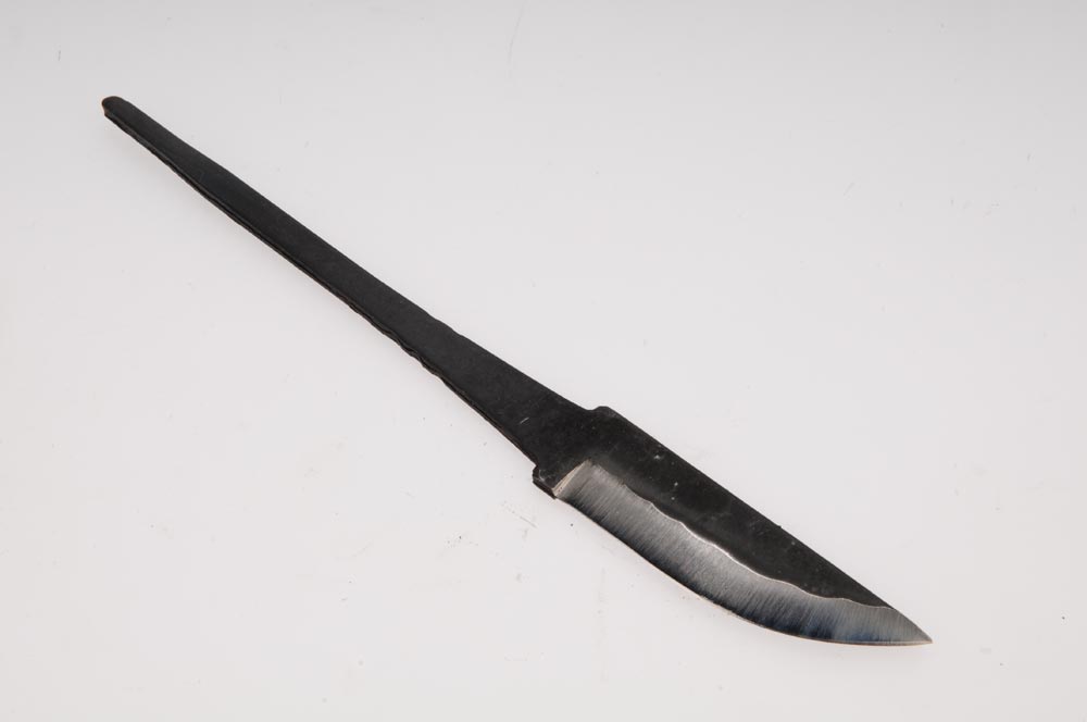 Hammered Finish Blade 75mm Carbon Steel
