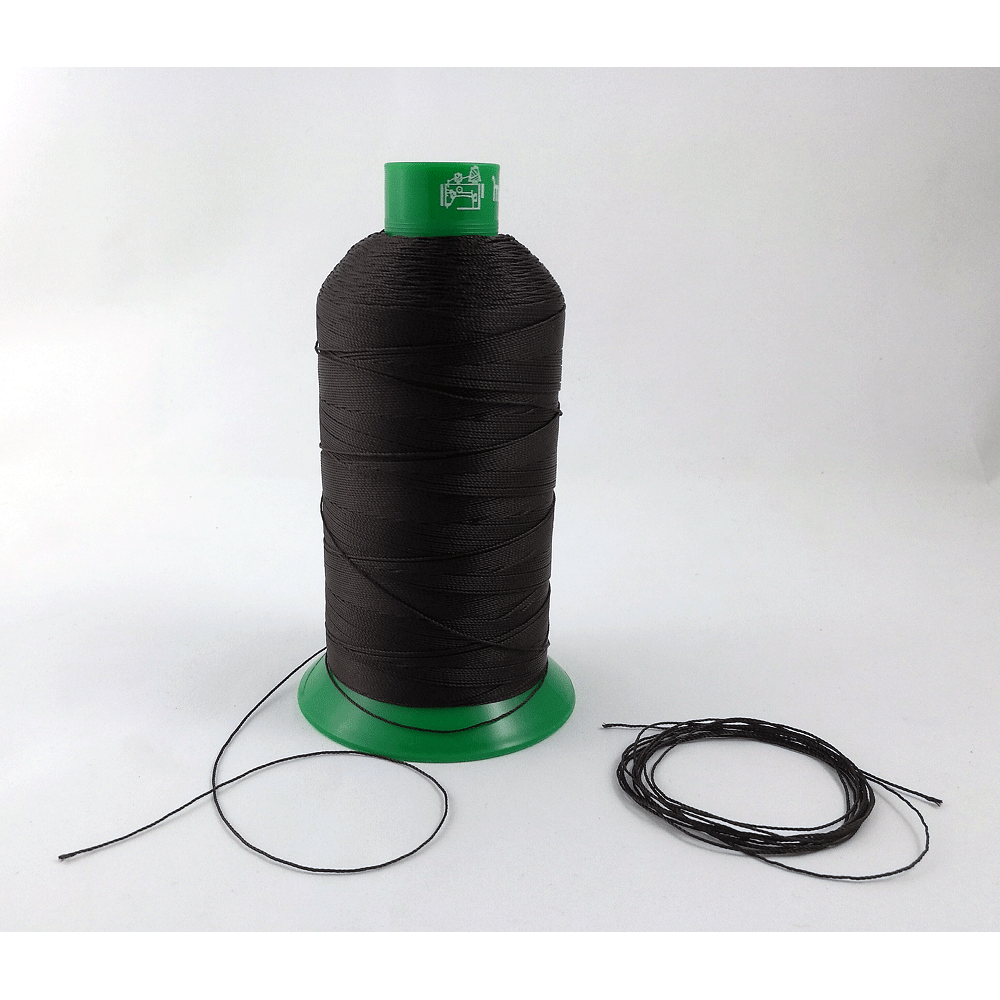Dark Brown Leather Thread