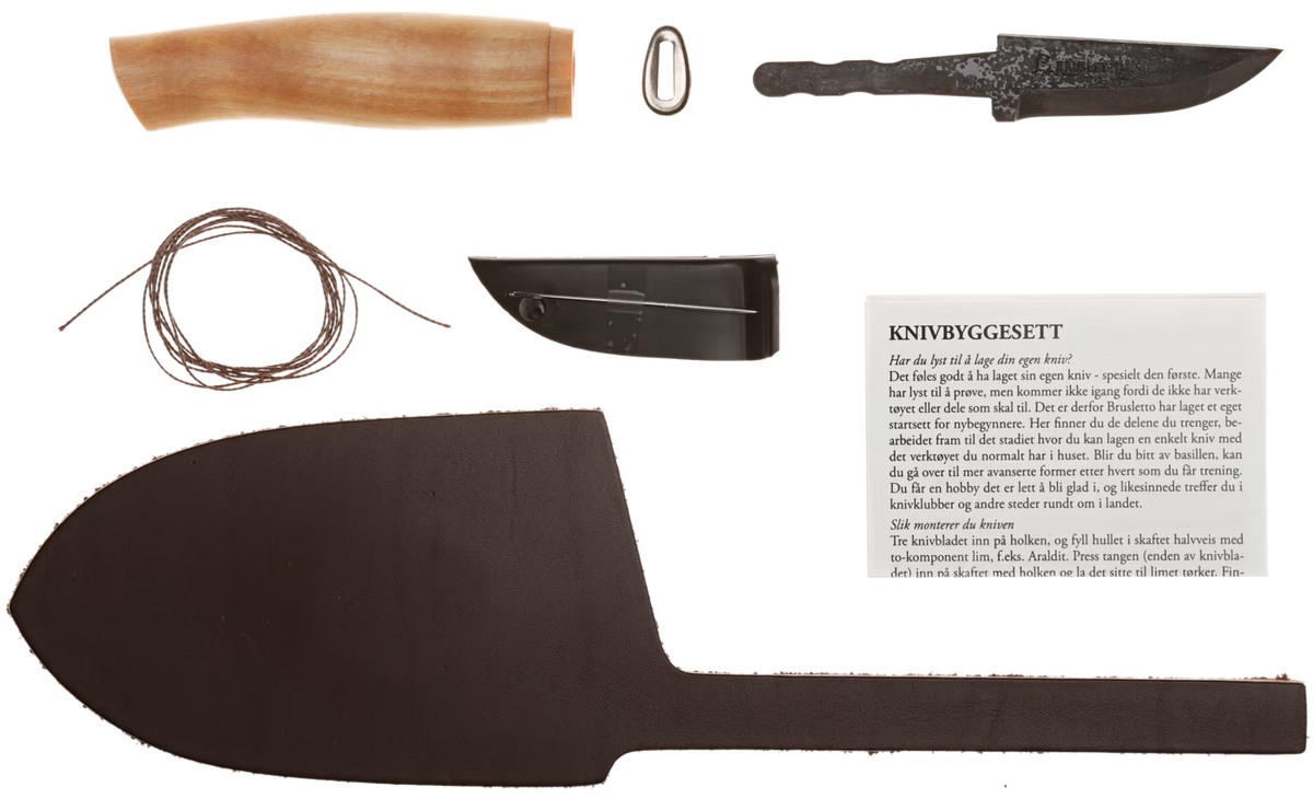 Brusletto Build-it-yourself kit 3 Whittling knife