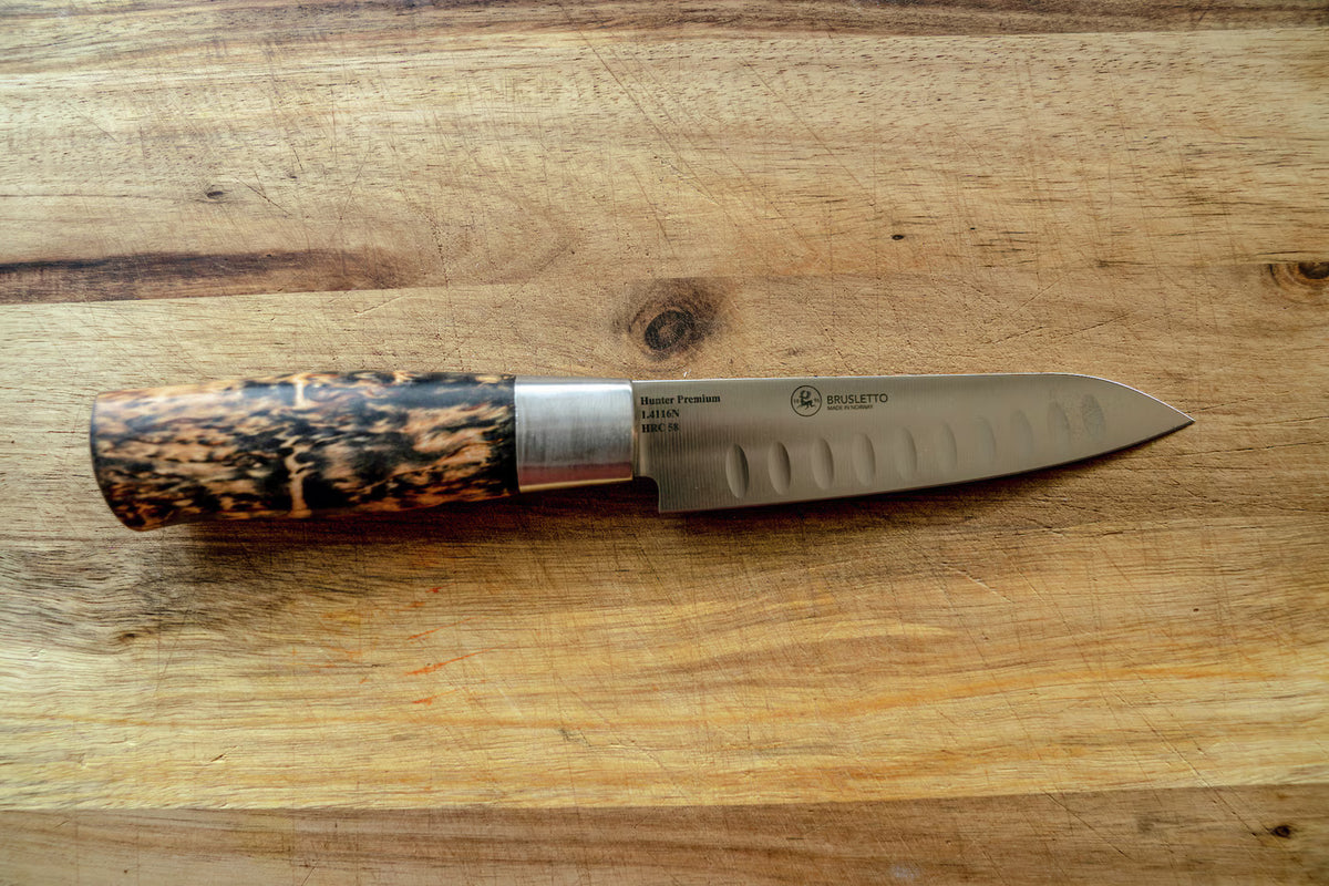 Brusletto Hunter Premium Chef - Vegetable Knife w/ air pockets