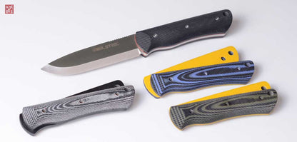Bushcraft individual + G10 Black & White scales