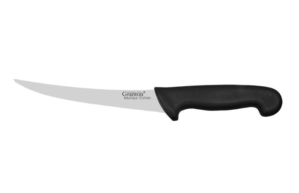 5" Curved Boner Semi Flex Black