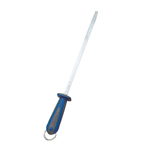 Round Steel 30 cm (12") 2 coloured handle Blue Individual