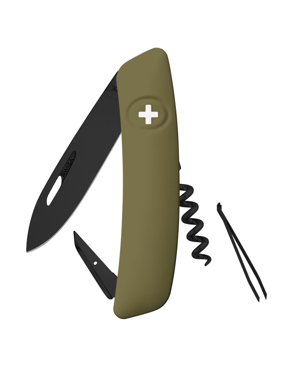 SWIZA D01 ALL BLACK, OLIVE