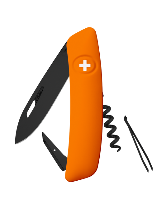 SWIZA D01 ALL BLACK, ORANGE