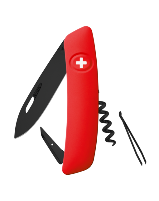 SWIZA D01 ALL BLACK, RED