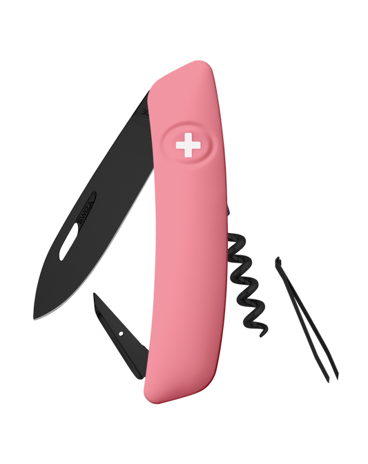 SWIZA D01 ALL BLACK, PINK