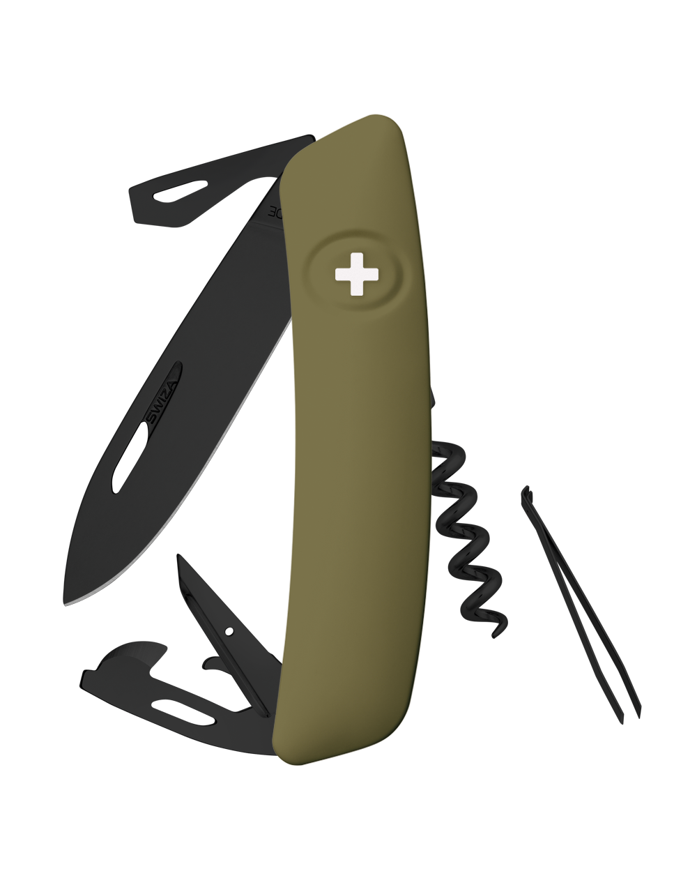 SWIZA D03 ALL BLACK,OLIVE