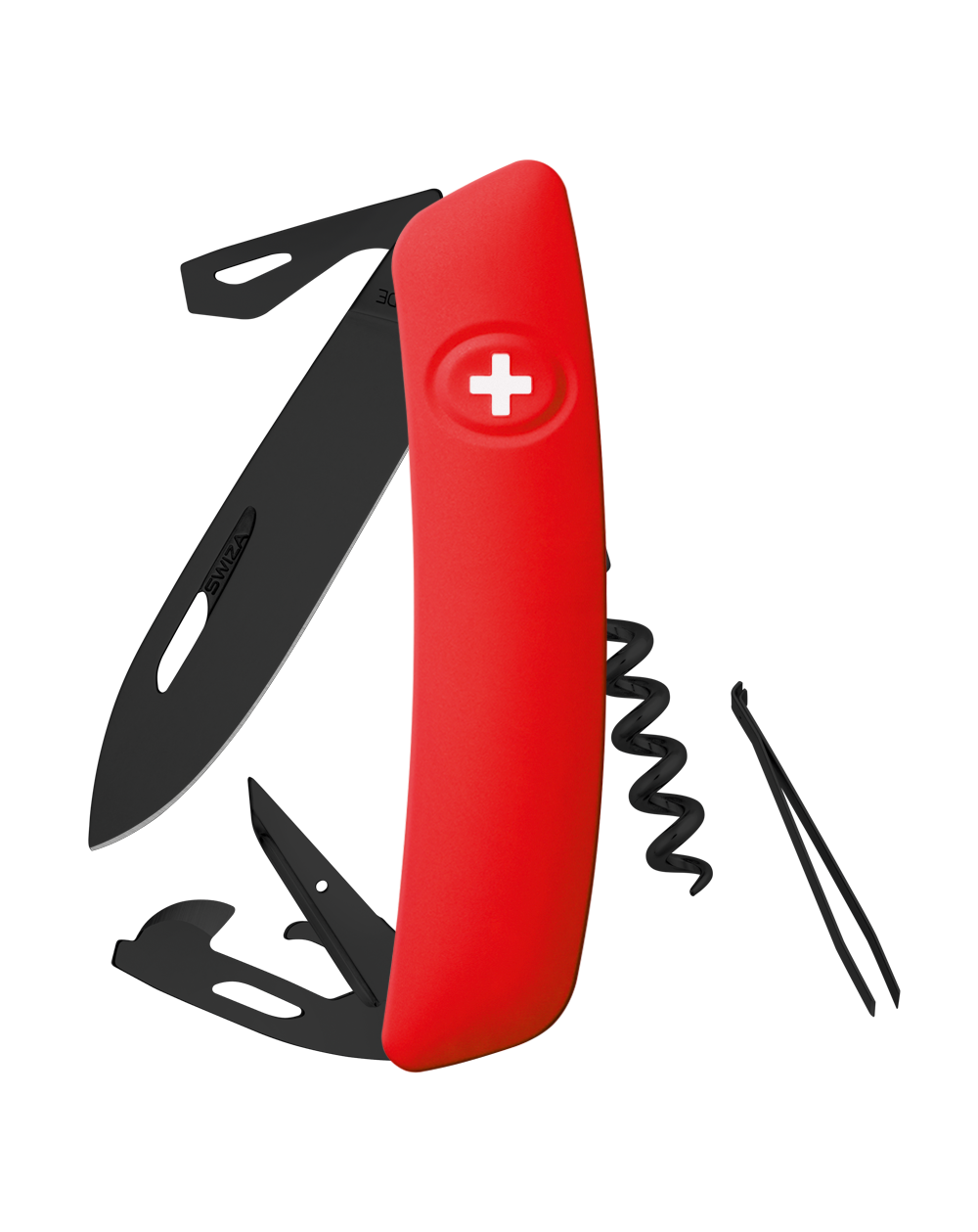 SWIZA D03 ALL BLACK, RED