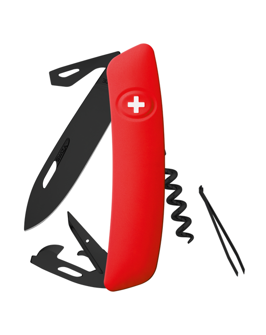 SWIZA D03 ALL BLACK, RED