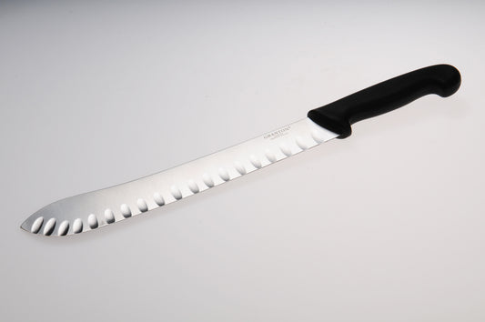12" Butcher Knife Granton Edge